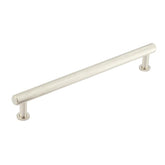 Burlington Piccadilly Knurled Cabinet Handles 224mm  Satin Nickel - Burlington Range